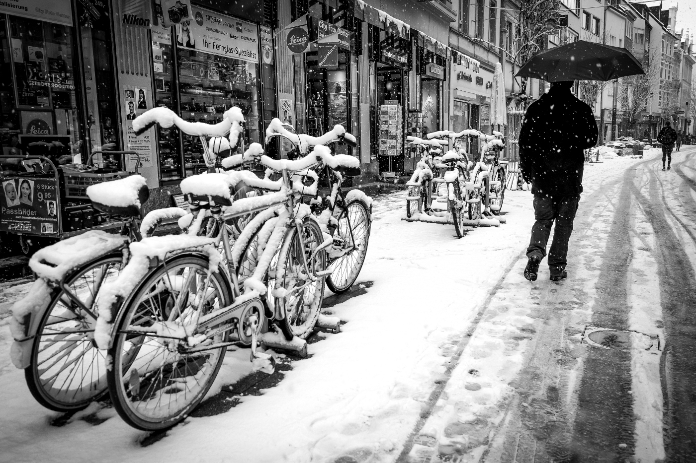 Schnee in der Stadt | © wolfgang röser | worobo